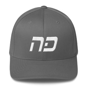 North Dakota - Structured Twill Cap - White Embroidery - ND - Many Hat Color Options Available