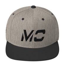 Missouri - Flat Brim Hat - Black Embroidery - MO - Many Hat Color Options Available