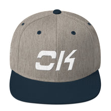 Oklahoma - Flat Brim Hat - White Embroidery - OK - Many Hat Color Options Available