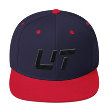 Utah - Flat Brim Hat - Black Embroidery - UT - Many Hat Color Options Available