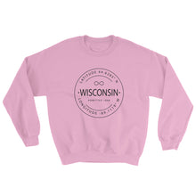 Wisconsin - Crewneck Sweatshirt - Latitude & Longitude