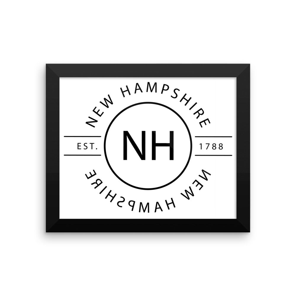 New Hampshire - Framed Print - Reflections