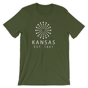 Kansas - Short-Sleeve Unisex T-Shirt - Established