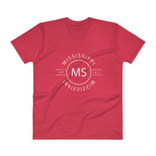 Mississippi - V-Neck T-Shirt - Reflections