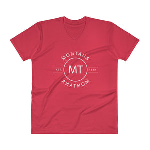 Montana - V-Neck T-Shirt - Reflections