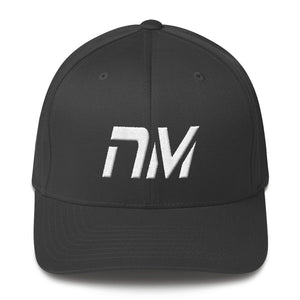 New Mexico - Structured Twill Cap - White Embroidery - NM - Many Hat Color Options Available