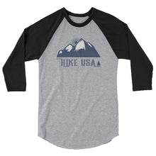 USA Designs - 3/4 Sleeve Raglan Shirt - Hike USA