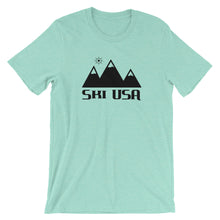 USA Designs - Short-Sleeve Unisex T-Shirt - Ski USA