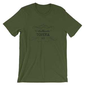Kansas - Topeka KS - Short-Sleeve Unisex T-Shirt - "Authentic"