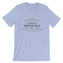 Massachusetts - Springfield MA - Short-Sleeve Unisex T-Shirt - "Authentic"