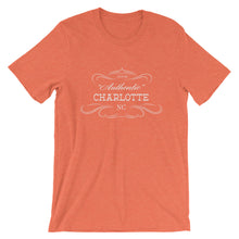North Carolina - Charlotte NC - Short-Sleeve Unisex T-Shirt - "Authentic"