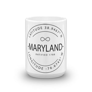 Maryland - Mug - Latitude & Longitude