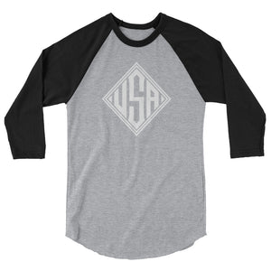 USA Designs - 3/4 Sleeve Raglan Shirt - Diamond