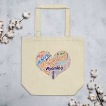 Wyoming - Social Distancing Tote Bag - Eco Friendly