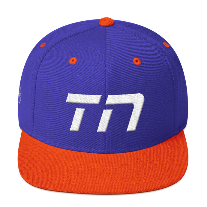 Tennessee - Flat Brim Hat - White Embroidery - TN - Many Hat Color Options Available