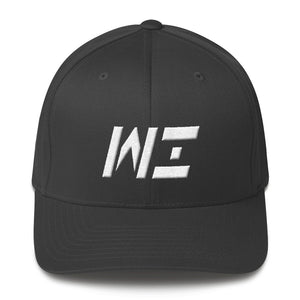 Wisconsin - Structured Twill Cap - White Embroidery - WI - Many Hat Color Options Available
