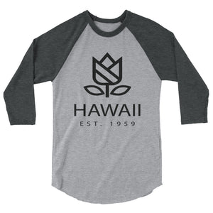 Hawaii - 3/4 Sleeve Raglan Shirt - Established