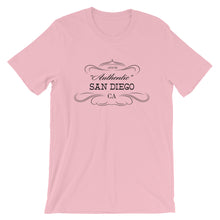 California - San Diego CA - Short-Sleeve Unisex T-Shirt - "Authentic"