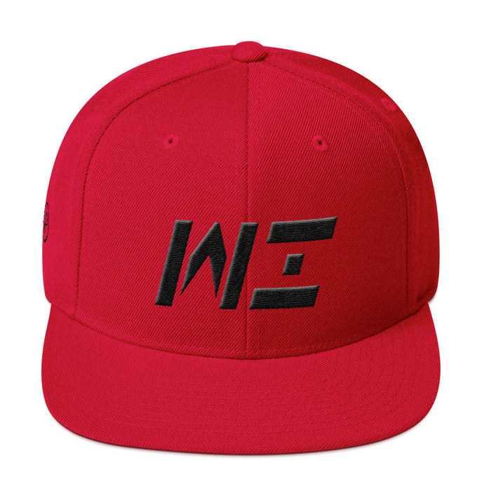Wisconsin - Flat Brim Hat - Black Embroidery - WI - Many Hat Color Options Available
