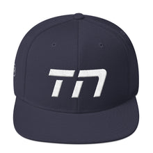 Tennessee - Flat Brim Hat - White Embroidery - TN - Many Hat Color Options Available