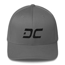 Washington DC - Structured Twill Cap - Black Embroidery - DC - Many Hat Color Options Available