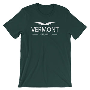 Vermont - Short-Sleeve Unisex T-Shirt - Established