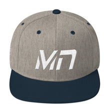 Minnesota - Flat Brim Hat - White Embroidery - MN - Many Hat Color Options Available