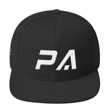 Pennsylvania - Flat Brim Hat - White Embroidery - PA - Many Hat Color Options Available