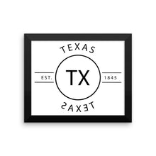 Texas - Framed Print - Reflections
