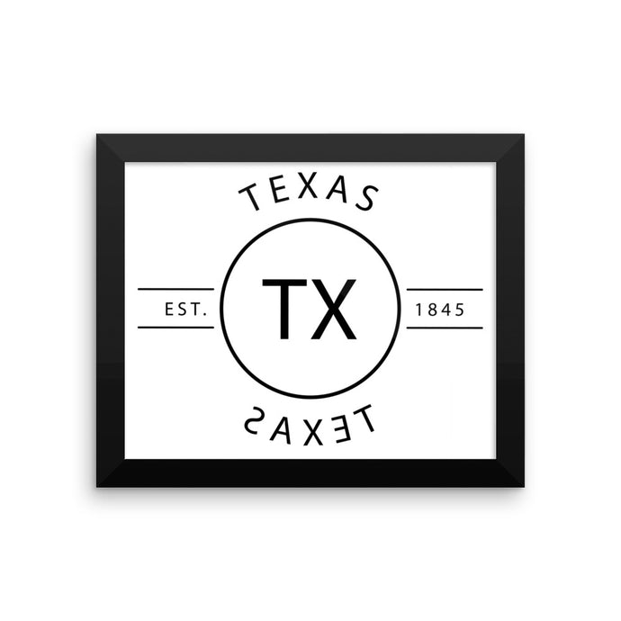 Texas - Framed Print - Reflections