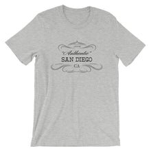 California - San Diego CA - Short-Sleeve Unisex T-Shirt - "Authentic"