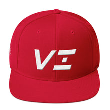 Virgin Islands - Flat Brim Hat - White Embroidery - VI - Many Hat Color Options Available