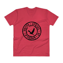 USA Designs - V-Neck T-Shirt - Eagle