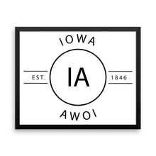 Iowa - Framed Print - Reflections