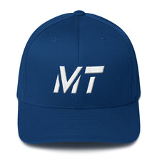 Montana - Structured Twill Cap - White Embroidery - MT - Many Hat Color Options Available