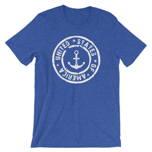 USA Designs - Short-Sleeve Unisex T-Shirt - Anchor