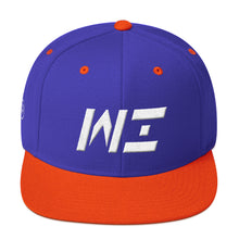 Wisconsin - Flat Brim Hat - White Embroidery - WI - Many Hat Color Options Available