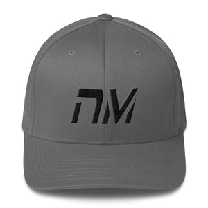New Mexico - Structured Twill Cap - Black Embroidery - NM - Many Hat Color Options Available