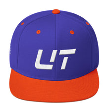 Utah - Flat Brim Hat - White Embroidery - UT - Many Hat Color Options Available
