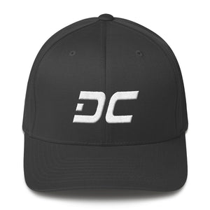 Washington DC - Structured Twill Cap - White Embroidery - DC - Many Hat Color Options Available