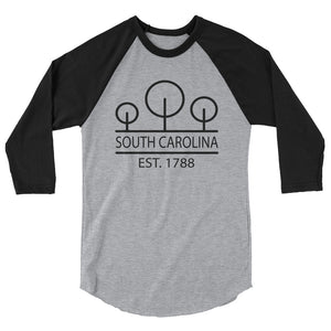 South Carolina - 3/4 Sleeve Raglan Shirt - Established
