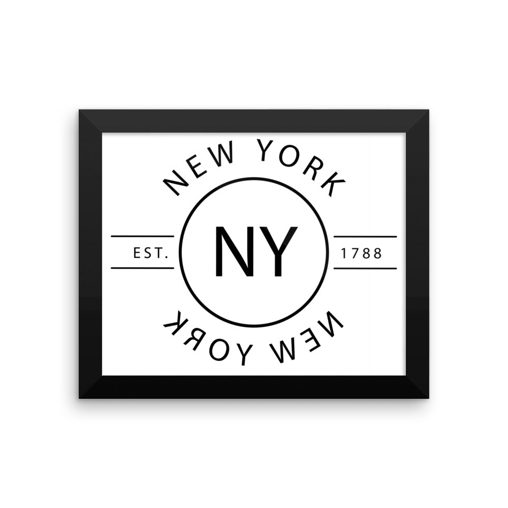 New York - Framed Print - Reflections