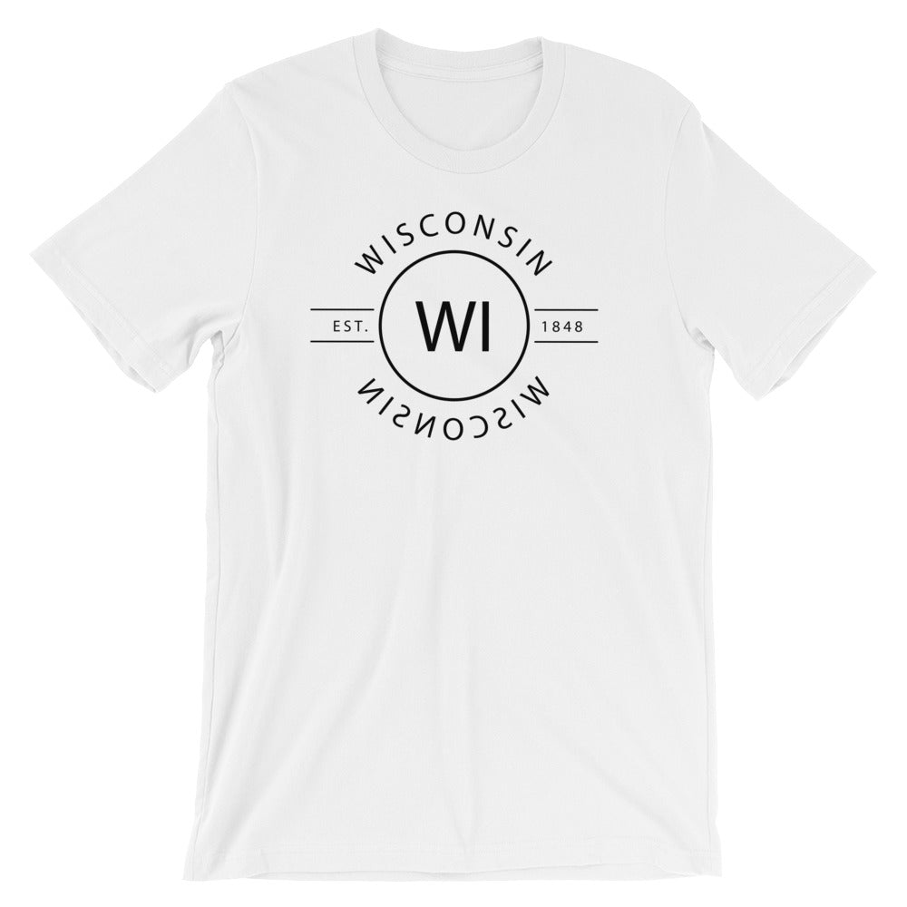 Wisconsin - Short-Sleeve Unisex T-Shirt - Reflections