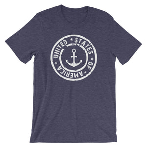 USA Designs - Short-Sleeve Unisex T-Shirt - Anchor