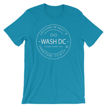 Washington DC - Short-Sleeve Unisex T-Shirt - Latitude & Longitude