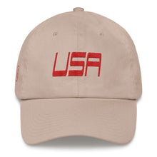 USA Designs - Embroidered Low Profile Cotton Hat - USA