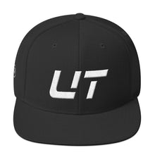 Utah - Flat Brim Hat - White Embroidery - UT - Many Hat Color Options Available