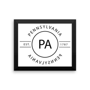 Pennsylvania - Framed Print - Reflections