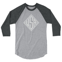 USA Designs - 3/4 Sleeve Raglan Shirt - Diamond