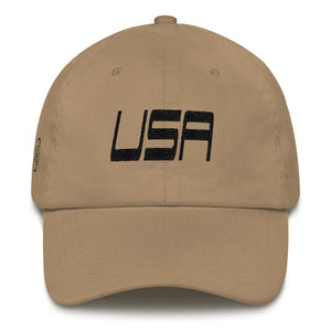 USA Designs - Embroidered Low Profile Cotton Hat - USA